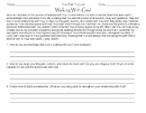 Walking with God Worksheet: Strengthen Your Faith Journey