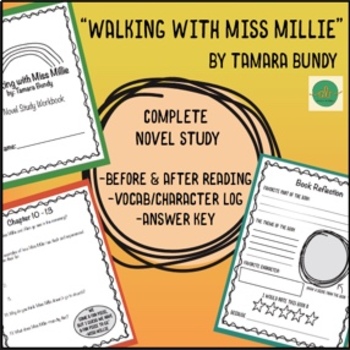 Preview of Walking with Miss Millie Complete Novel Study