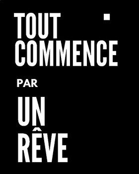 Wall Art: Tout commence par un rêve by FrancoPro | TPT