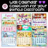 Wall Calendar Collection for Bitmoji Classroom