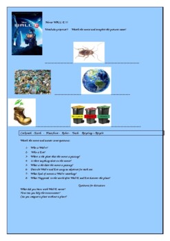 Preview of Wall-e Movie Worksheet