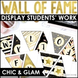Wall of Fame Banner for Student Work Display - Chic & Glam