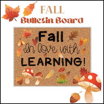Preview of Wall or Bulletin Display- Fall In Love With Learning!