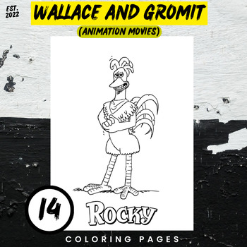 wallace gromit coloring pages