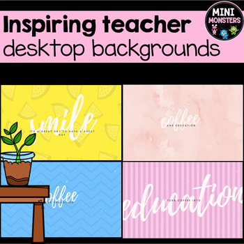 Teacher Desktop Backgrounds FREEBIE