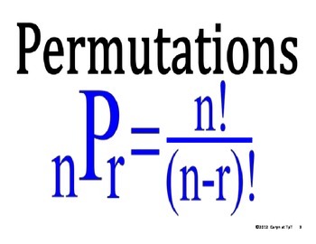 combinations and permutations