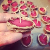 Walnut Shell Candle Craft