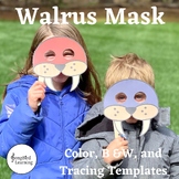 Walrus Craft Mask | Winter Craft | Arctic Animals | Ocean 