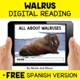 Walrus Reading Comprehension for Google Classroom - Distan