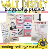 Walt Disney Biography Lapbook for NonFiction Texts