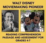 Walt Disney, Moviemaking Pioneer: Reading Comprehension Pa