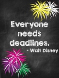 Walt Disney Quotes Poster Set