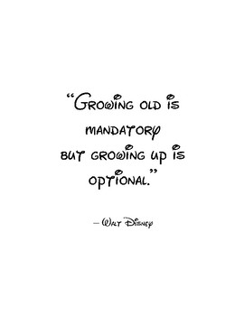 disney quotes about growing up