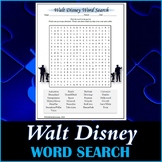 Walt Disney Word Search Puzzle
