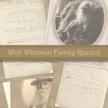 Preview of Walt Whitman - A Family Record