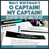 Walt Whitman O Captain My Captain Poetry Analysis US Histo
