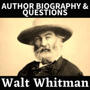 walt whitman biography pdf