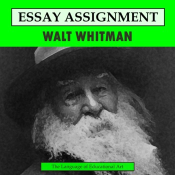 Preview of Walt Whitman Research Organizer & Paper Assignment — AP ELA — CCSS Rubric