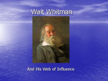 Preview of Walt Whitman and His Web of Influence in Literature, Visual Arts and Music