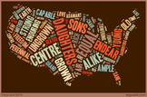 Walt Whitman's "America" Word Cluster