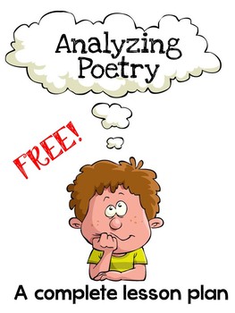 Free Poetry Lesson: Analysing Poetry (NO PREP)