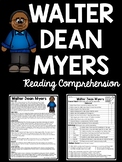 Author Walter Dean Myers Reading Comprehension Worksheet
