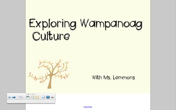 Preview of Wampanoag Native Americans Thanksgiving Lesson