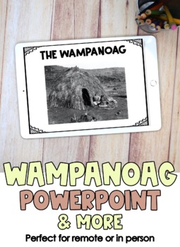 Preview of Wampanoag Powerpoint Digital and Printable