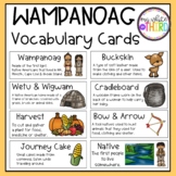 Wampanoag Vocabulary Cards