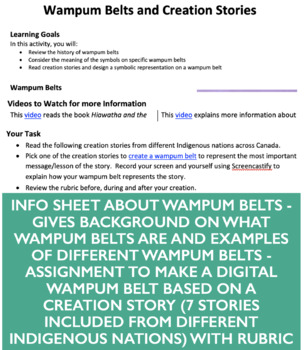Preview of Wampum Belts and Creation Stories - Indigenous perspectives