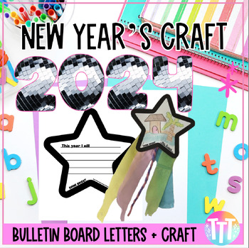 Preview of Wand-erful New Year Bulletin Board Craft