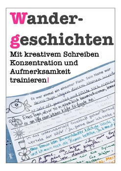 Preview of Wandergeschichten - Kreatives Schreiben Deutsch / DAF, German storytelling story
