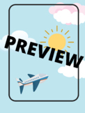 Wanderlust Travel & Adventure Classroom Decor - Airplane W