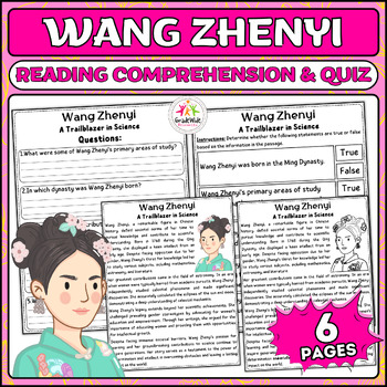 Preview of Wang Zhenyi: Pioneering Scientist Nonfiction Reading & Activities for Women's HM