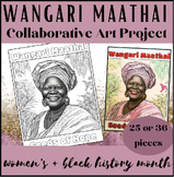 Wangari Maathai Collaborative Mural Poster Art | Women's +