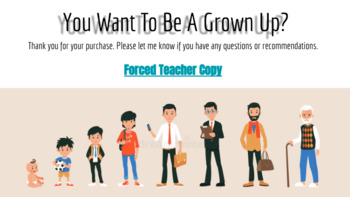 Preview of Want To Be A Grown Up?