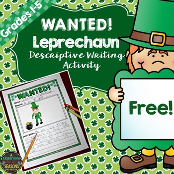 Preview of St. Patrick's Day Activities: Descriptive Writing