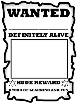 Wanted Poster by Angie's Schoolhouse | Teachers Pay Teachers