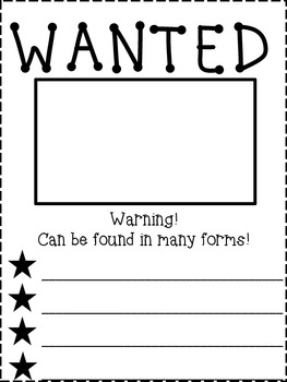 Preview of Wanted Poster - Forms of Numbers