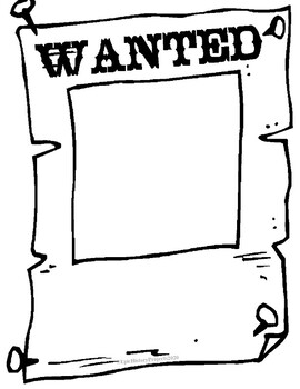 Wanted Poster Templates - Historical Villains | TpT