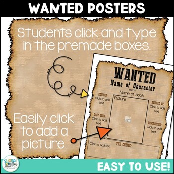 Wanted Poster for Character or Animal (Google PowerPoint Templates)