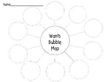 Preview of Wants Bubble Map