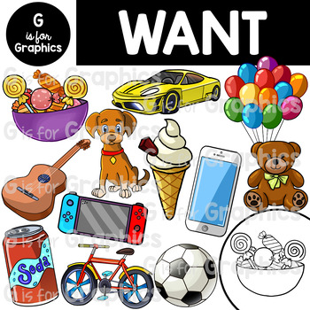 Preview of Wants Clipart