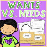 Wants and Needs- Printables, Posters And Activities