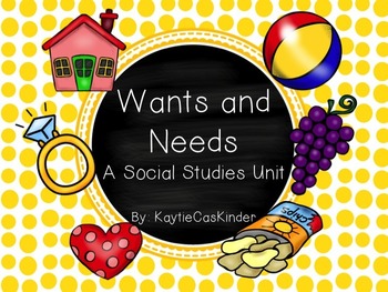 Preview of Wants and Needs: A Social Studies Unit