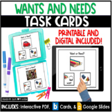 Wants and Needs | Economics | Social Studies Task Cards | 