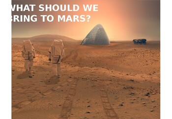 Preview of Wants and Needs - Mission to Mars interactive activity
