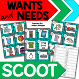 Wants and Needs SCOOT or Write the Room Activity
