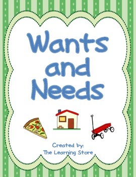 Preview of Wants and Needs