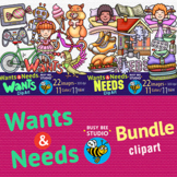 Wants vs Needs Clipart Bundle